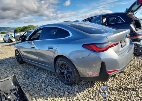 2024 BMW I4 Edrive 40 z USA, uszkodzony, nr VIN WBY73AW00RFT17448